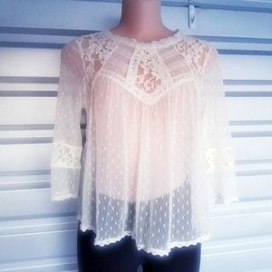 Free people lace top